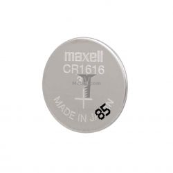 Картинка Батарейка Maxell CR1616 BP5 литиевый элемент питания 3V, "таблетка" 16мм в диаметре и 1,6 мм по высоте, емкость 55mAh купить 