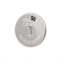 Картинка Батарейка Maxell CR1620 BP5 литиевый элемент питания 3V, "таблетка" 16мм в диаметре и 2 мм по высоте, емкость 75mAh купить 