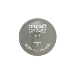 Картинка Батарейка Maxell CR2450 BP5 литиевый элемент питания 3V, "таблетка" 24,5мм в диаметре и 5 мм по высоте, емкость 620mAh купить 