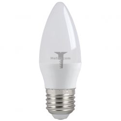 Картинка лампа светодиодная IEK Eco свеча C35 E27 5Вт 3000K IEK LED ECO C35 СВЕЧА E27 5W 3000K 450Lm 230V 37*103mm арт. LLE-C35-5-230-30-E27 купить 