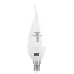Картинка лампа светодиодная IEK Eco свеча на ветру E14 7Вт 4000K СВЕЧА на ветру E14 7W 4000K 630Lm 230V Гарантия 2 года арт. LLE-CB35-7-230-40-E14 купить 