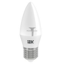 Картинка лампа светодиодная IEK Eco свеча C35 E27 9Вт 4000K IEK LED ECO C35 СВЕЧА E27 9W 4000K 810Lm 230V 37*100mm арт. LLE-C35-9-230-40-E27 купить 