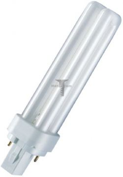 Картинка лампа люминесцентная компактная 2-U G24d-2 26Вт 4000К арт. SQ0323-0091 купить 