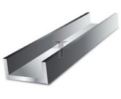 Картинка Швеллер алюминиевый 10 х 10 х 10 х 1,5 мм длина 2 метра, Россия купить 