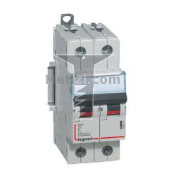 Картинка автомат Legrand DX3-E 6кА C 2P 63A DX3-E C 2P 63A 6,0 kA арт. 407283 купить 