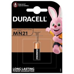 Картинка Батарейка Duracell / Energizer MN21, A23 алкалиновый элемент питания 12V, 10 мм в диаметре и 29 мм по длине купить 