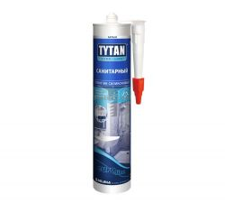 Картинка Герметик силиконовый TYTAN Euro-Line санитарный Белый 290 мл Санитарный силиконовый герметик для влажных помещений. Содержит антигрибковые добавки, предотвращающие появление плесени. купить 