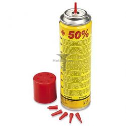 Картинка Баллон с газом для зажигалок Kemper 10051, 150мл Баллон c газом для заправки паяльных ламп, микропаяльников, зажигалок. Объем газа в баллоне 150мл/90гр. купить 