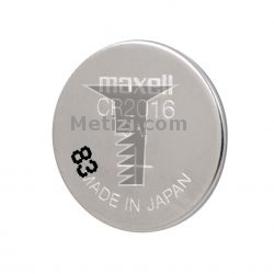Картинка Батарейка Maxell CR2016 BP5 литиевый элемент питания 3V, "таблетка" 20мм в диаметре и 1,6 мм по высоте, емкость 90mAh купить 