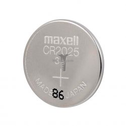 Картинка Батарейка Maxell CR2025 BP5 литиевый элемент питания 3V, "таблетка" 20мм в диаметре и 2,5 мм по высоте, емкость 90mAh купить 