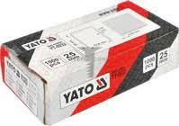 Картинка Скобы для пневмостепплера Yato Тип 80/GA21, 1000шт, 25мм  купить 