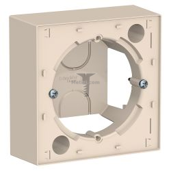 Картинка Коробка AtlasDesign для открытой установки бежевый способ монтажа открытый, арт. ATN000200 купить 