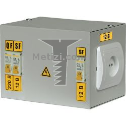 Картинка ящик ЯТП-0.25 220/12-2  2 автомата Ящик с понижающим трансформатором 220V/12V, Р=250Вт, 2 автомата по 16А купить 