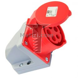 розетка промышленная IEK 400В 16А 3P+PE+N настенная IEK; настенная, 3P ...
