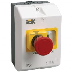Картинка защитная оболочка с кнопокй СТОП Защитная оболочка с кнопкой "Стоп" IP54, DMS11D-PC55 купить 