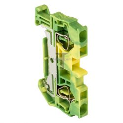 Картинка зажим клеммный наборный EKF JXB- 4.0мм самозажимной желто-зеленый цвет: желто-зеленый; U = 600В; I = 41А; одножильный кабель от 0.5 до 6.0 мм2; многожильный от 0.5 до 4.0 мм2. Устанавливаются на DIN-рейку купить 