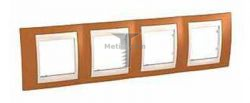 Картинка Рамка Unica четырехпостовая горизонтальная оранжевый/бежевый арт. MGU6.008.569 купить 