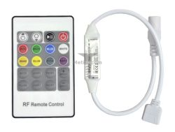 Картинка контроллер для светодиодной ленты Apeyron RGB радиочастотный 12/24В 72/144Вт APEYRON, контроллер радиочастотный д/LED ленты RGB  72/144W 12/24V, размеры,мм 50х13х4 арт. 04-18 купить 