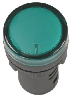 Картинка лампа сигнальная IEK 16мм зеленая Светосигнальные индикаторы предназначены для индикации состояния электрических цепей; цвет линзы-зеленый; диаметр отверстия 16мм арт. BLS10-ADDS-230-K06-16 купить 