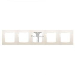 Картинка Рамка Unica пятипостовая с декоративным элементов белый арт. MGU2.010.18 купить 