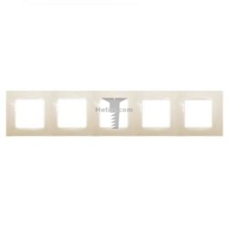 Картинка Рамка Unica пятипостовая с декоративным элементов бежевый арт. MGU2.010.25 купить 