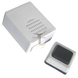 Картинка Звонок проводной ЭВ-4 электронный кнопка белый электронный звонок 220V в комплекте с кнопкой звонковой; арт. А1-0.4-001 купить 