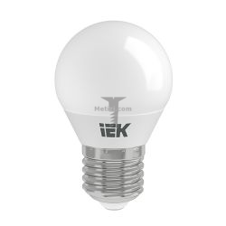 Картинка лампа светодиодная IEK Eco шар G45 E27 9Вт 3000K IEK LED ECO G45 ШАР E27 9W 3000K 810Lm 230V 45*73mm арт. LLE-G45-9-230-30-E27 купить 