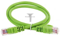 Картинка патч-корд кат. 6 UTP 2.0м ITK Коммутационный шнур (патч-корд) кат.6 UTP PVC 2м зеленый,PC02-C6U-2M купить 