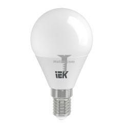 Картинка лампа светодиодная IEK Eco шар G45 E14 9Вт 4000K IEK LED ECO G45 ШАР E14 9W 4000K 810Lm 230V 45*81mm арт. LLE-G45-9-230-40-E14 купить 