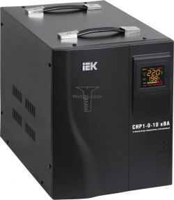 Картинка стабилизатор напряжения IEK серии HOME 10кВА однофазный IEK; однофазный электронный переносной 10 кВА; шесть степеней защиты арт. IVS20-1-10000 купить 