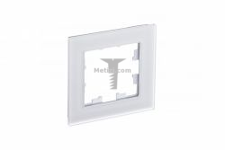 Картинка Рамка AtlasDesign однопостовая матовое стекло/белый арт. ATN330101 купить 