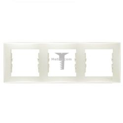 Картинка Рамка Sedna трехпостовая горизонтальная белый арт. SDN5800521 купить 