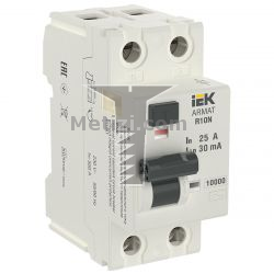 УЗО IEK ARMAT 2Р 25А 30мА арт. AR-R10N-2-025C030 УЗО 2P 25A/ 30 R10N ...